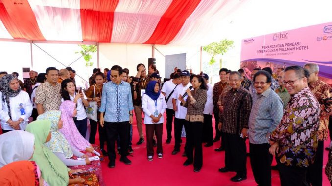 Rini Soemarno Resmikan Pembangunan Hotel Mewah di Mandalika
